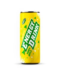 320ml Canned Energy Drink with Good Taste Pineapple Flavor